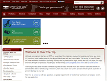 Tablet Screenshot of overthetop.co.uk